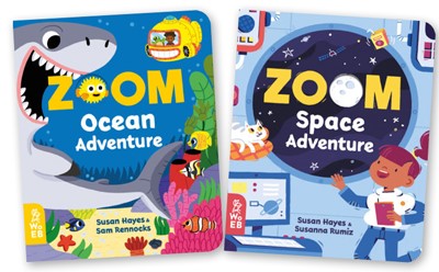 Review: What on Earth Books: ZOOM Ocean Adventure and ZOOM Space Adventure, worth £10.99 each  image