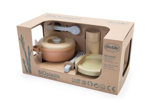 Dantoy BIOplastic Pretend Play Dinner Set