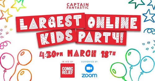 Largest Online Kid’s Party in aid of Comic Relief: Red Nose Day 2021  image