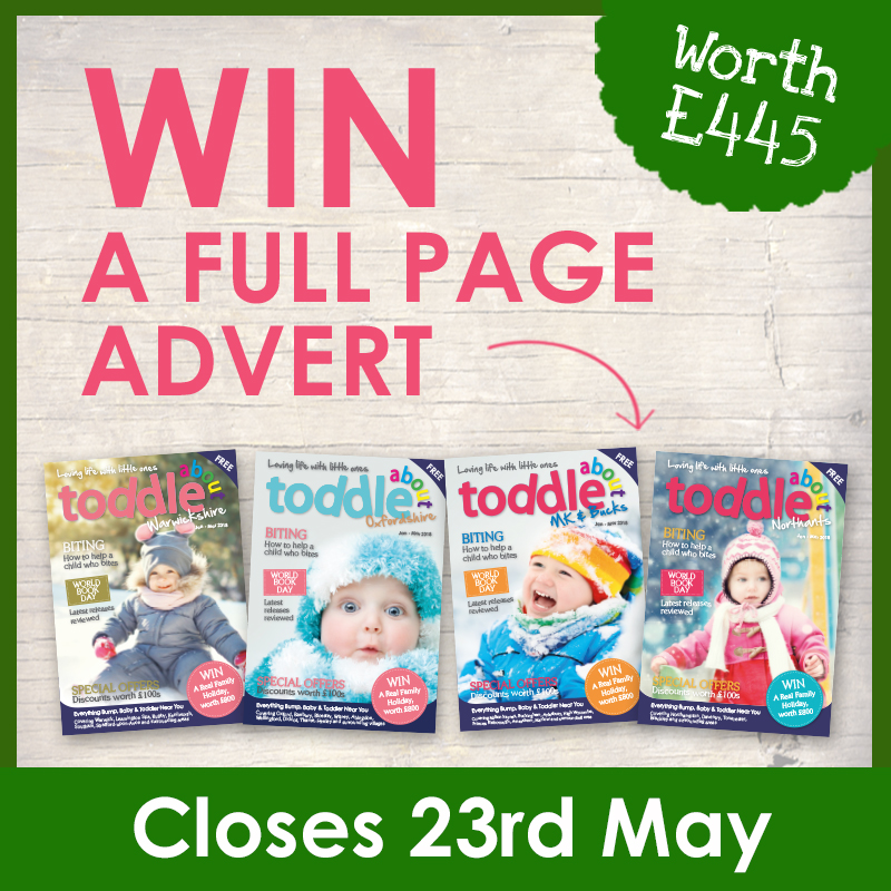Win a Full Page Advert in the Toddle About Magazine worth £445  image