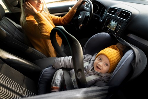 Safe On The Road: How To Keep Your Newborn Safe In The Car  image