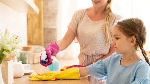 How Can You Involve Children In Household Cleaning Chores Safely?  image