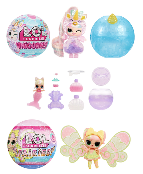 L.O.L. Surprise! Tot Unicorn, Fairy and Mermaid Assortment, worth £27.97