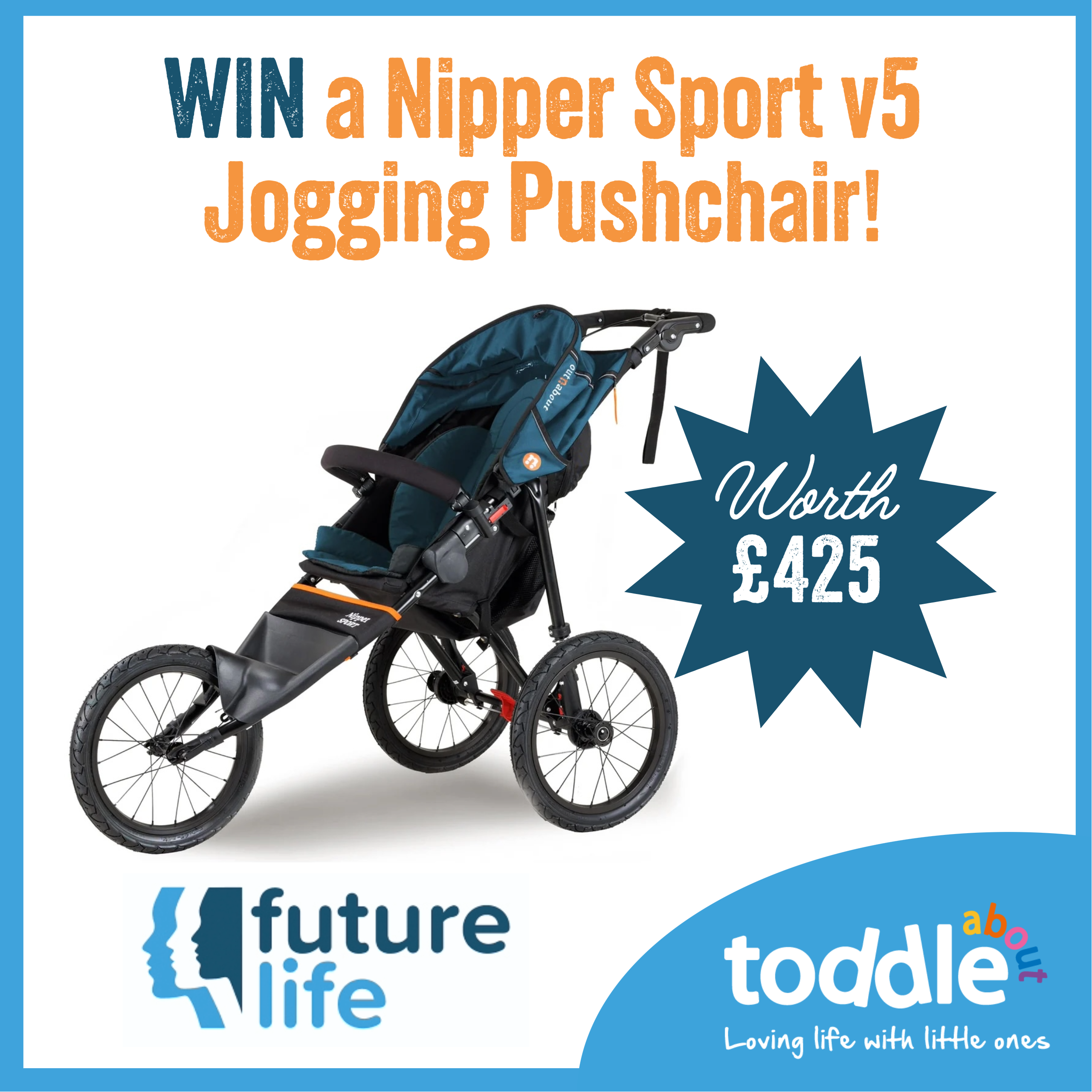 Win A Nipper Sport v5 Jogging Pushchair, worth £425  image