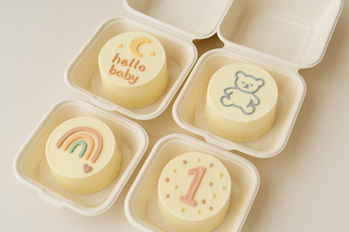 Bento Cake Ideas for Baby Showers and First Birthdays: Cute Mini Cakes for Tiny Celebrations  image
