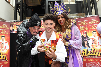 Paul Nicholas, Sheila Ferguson and Jaymi Hensley star in this years Pantomime at Royal and Derngate, Northampton