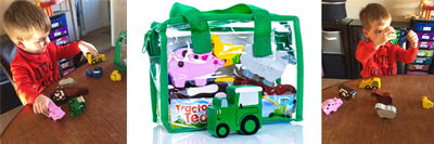 Tractor Ted Wooden Farm Toys in Bag