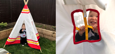 Review: Hape Teepee Tent, worth £64.99  image